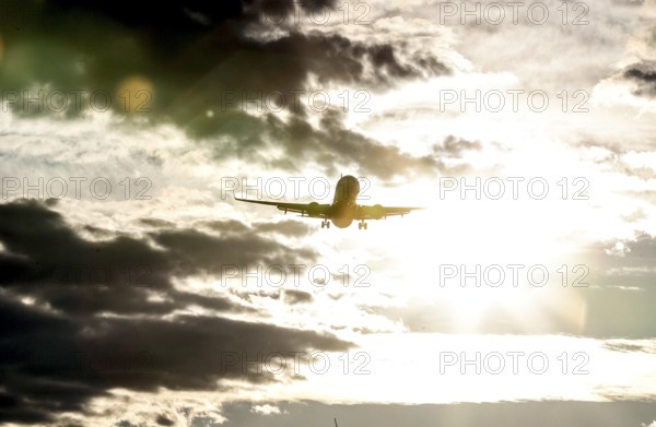 Landing of an aircraft at BER Berlin Brandenburg Willy Brandt Airport, Schönefeld, 29/09/2025,