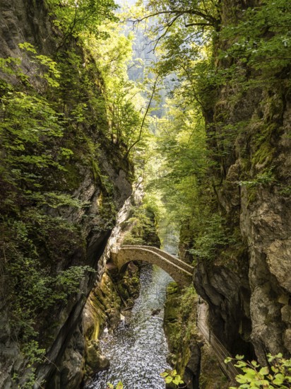 Areuse Gorge, Switzerland, natural jewel, hidden stone bridge, fairies, fairytale, bridge,