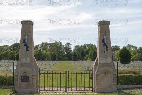 Nécropole Nationale, military cemetery, military cemetery, Bras-sur-Meuse, Verdun, Département