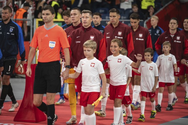 CHORZOW, POLAND - SEPTEMBER 7, 2025: Qualifications for FIFA 2026. Football match Poland vs Finland