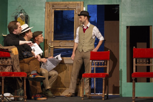 Thilo Herrmann (Prof. Marcus), Silvio Hildebrandt (Dr Courtenay), Pablo Nina Toculescu (Willie