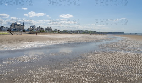 Scenery at Gold beach near Arromanches-les-Bains which was one of the five areas of the Allied