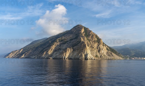 Scenery around a coastal area named Cinque Terre in Liguria, located in the northwest of Italy at