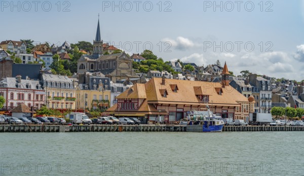 Impression of Trouville-sur-Mer, a city in the Calvados department in the Normandy region in