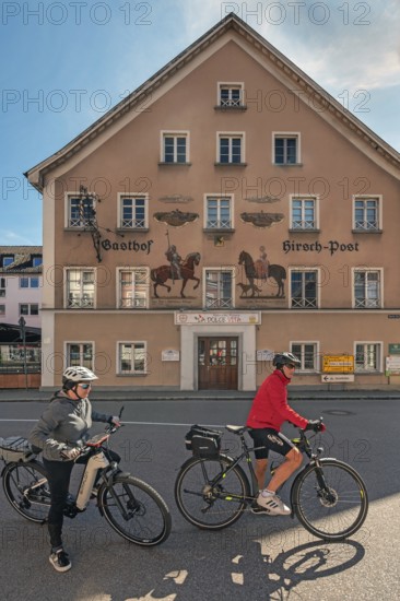 Former inn, Deer-Post with Lüftlmalerei, now La Dolce Vita Ristorante Pizzeria and Radler in