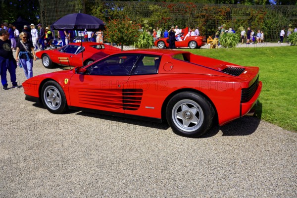 Ferrari Testarossa, Year 1987, Classic Vintage Car, Gala International Concours d'Elegance