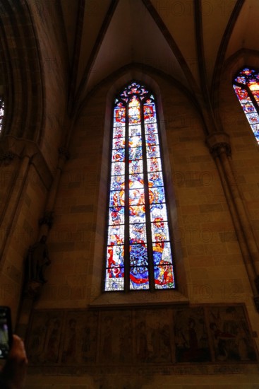 The interior of the largest Protestant church in Germany. It has the world's highest church tower,