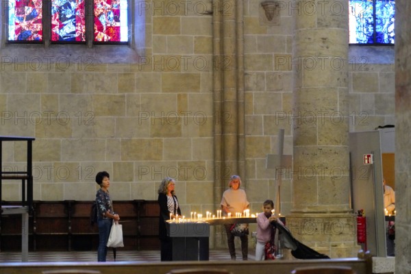 The interior of the largest Protestant church in Germany. It has the world's tallest church tower,