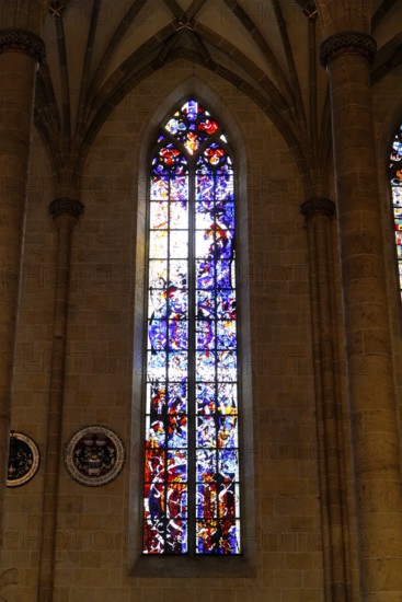 The interior of the largest Protestant church in Germany. It has the world's highest church tower,