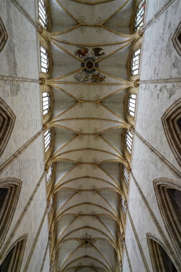 The interior of the largest Protestant church in Germany. It has the world's highest church tower,