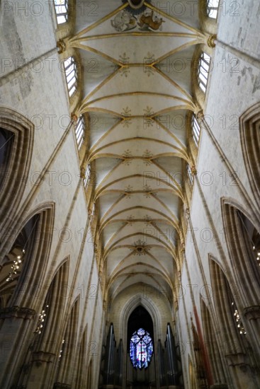 The interior of the largest Protestant church in Germany. It has the world's tallest church tower,