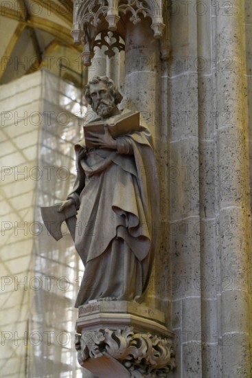 The interior of the largest Protestant church in Germany. It has the world's highest church tower,