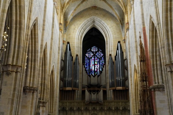 The interior of the largest Protestant church in Germany. It has the world's highest church tower,