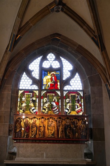 The interior of the largest Protestant church in Germany. It has the world's highest church tower,