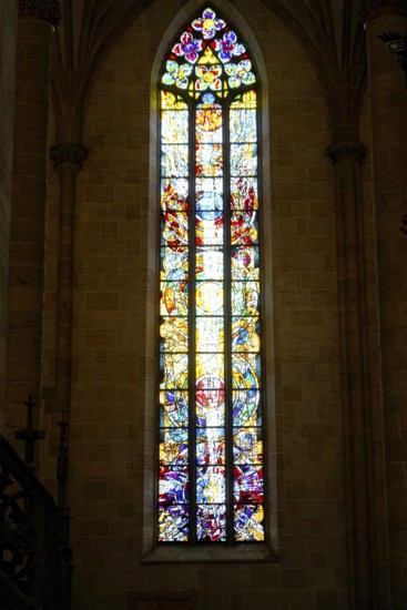 The interior of the largest Protestant church in Germany. It has the world's highest church tower,