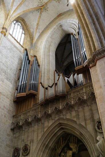 The interior of the largest Protestant church in Germany. It has the world's highest church tower,