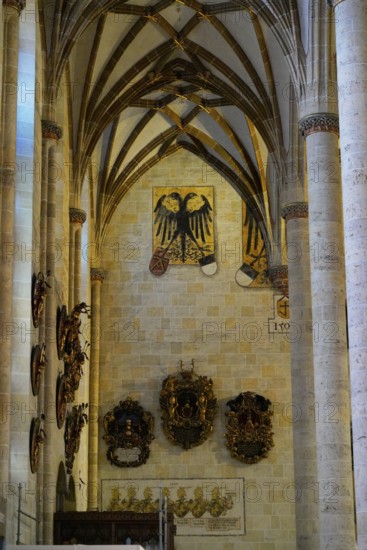 The interior of the largest Protestant church in Germany. It has the world's highest church tower,