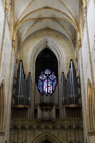 The interior of the largest Protestant church in Germany. It has the world's highest church tower,