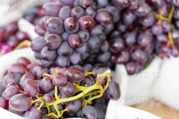 Farmer's market on the Münsterplatz, Stall, Ulm, Baden-Württemberg, Germany, Europe, Close-up of