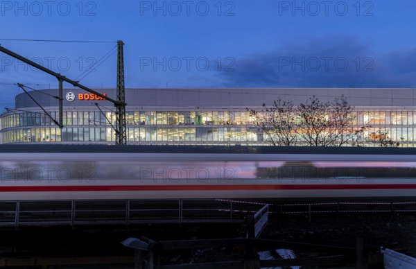 Office building of Bosch GmbH in Feuerbach. Bosch Digital, Bosch IT-Campus, building 701, in front