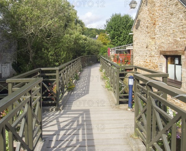 Idyllic scenery at Pont-Aven, a commune in the Finistere department of Brittany in northwestern