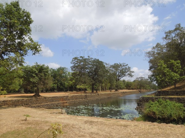 Sunny impression around Sigiriya, a ancient palace located in the central Matale district in Sri