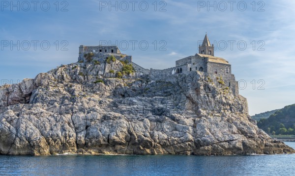 San Pietro in Porto Venere, a town at a coastal area in the province of La Spezia in Liguria,
