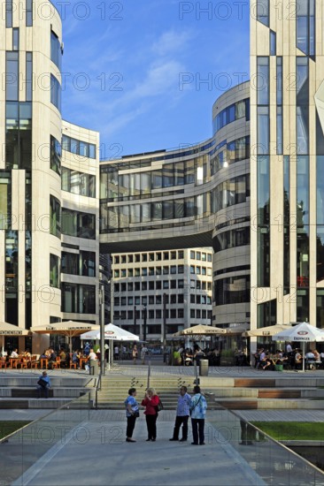 Kö-Bogen, modern architecture in urban renewal project, Düsseldorf, Rhineland, North