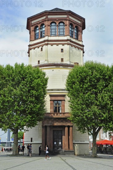 Castle tower on Burgplatz, Old Town, Düsseldorf, Rhineland, North Rhine-Westphalia, North