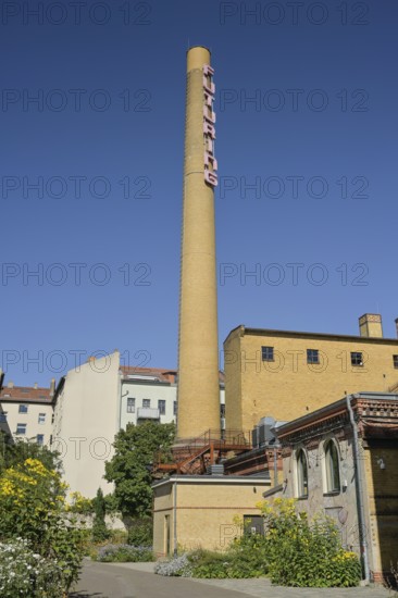 Chimney, Futuring Installation, former Bötzow Brewery, Prenzlauer Allee, Prenzlauer Berg, Pankow,