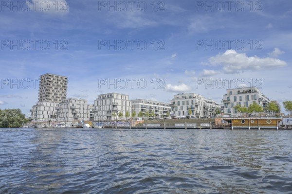 Havel, new buildings, residential tower, residential buildings, Waterkant, Wasserstadt, Daumstraße,