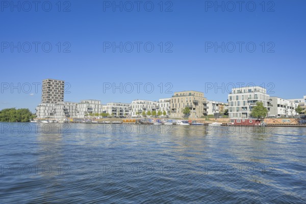 Havel, new buildings, residential tower, residential buildings, Waterkant, Wasserstadt, Daumstraße,