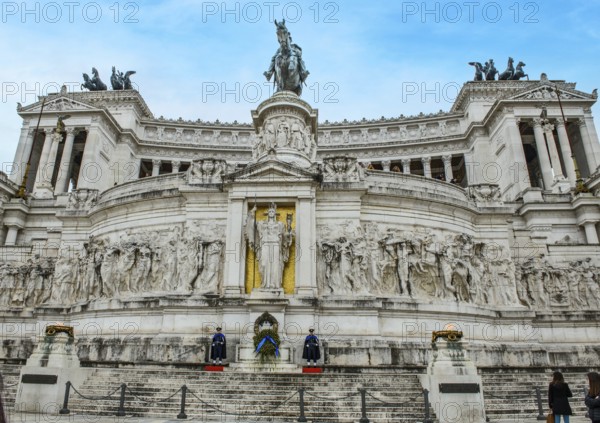 National Monument to King Victor Emmanuel II, Monument Vittorio Emanuele with Altare della Patria