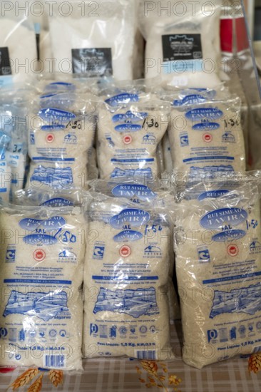 The Mercado Municipal de Tavira, market stalls of all kinds under one roof, spices, salt from the