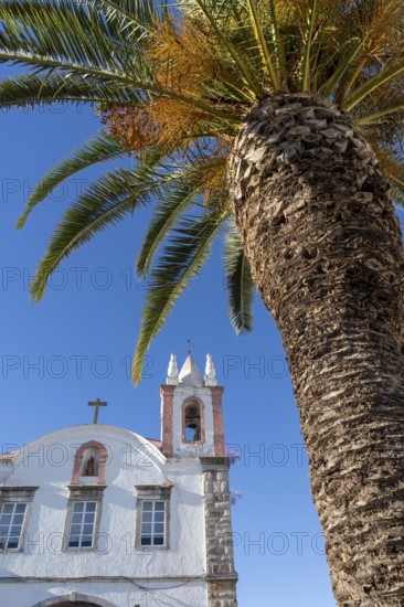 The Catholic church Igreja de Nossa Senhora da Ajuda ou de São Paulo in the old town of Tavira, at