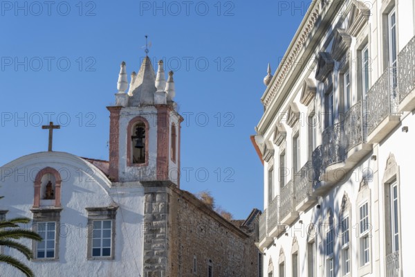 The Catholic church Igreja de Nossa Senhora da Ajuda ou de São Paulo in the old town of Tavira, at