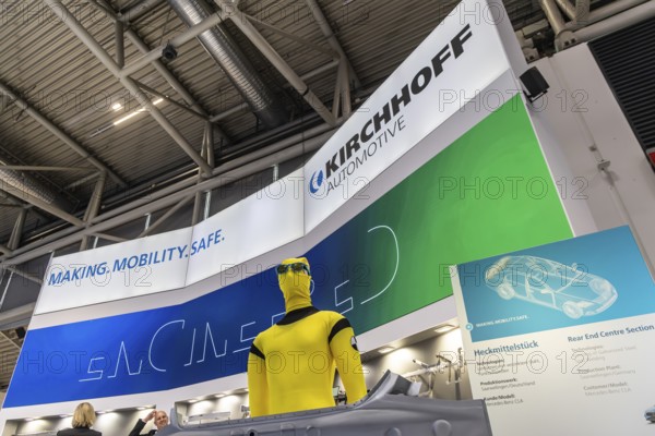 Exhibition stand of the automotive supplier Kirchhoff Automotive. IAA MOBILITY in Munich. The motor