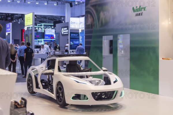 Exhibition stand Nidec AMEC. The company is active in the development and manufacture of electric