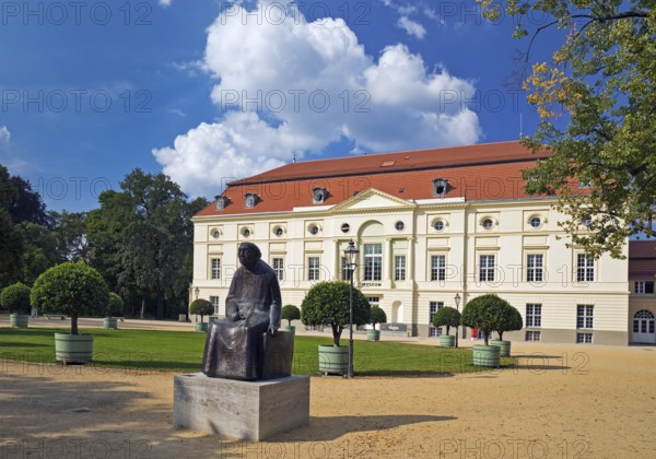 Käthe Kollwitz monument by Gustav Seitz in front of the Käthe Kollwitz Museum Berlin, theatre