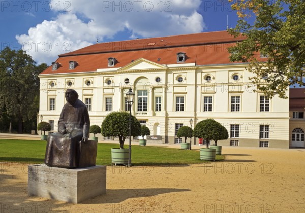 Käthe Kollwitz monument by Gustav Seitz in front of the Käthe Kollwitz Museum Berlin, theatre