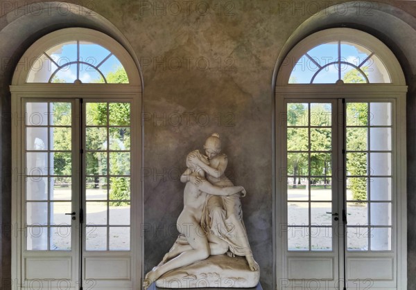 Sculpture Hero and Leander by Karl Steinhäuser, Charlottenburg Palace, Berlin, Germany