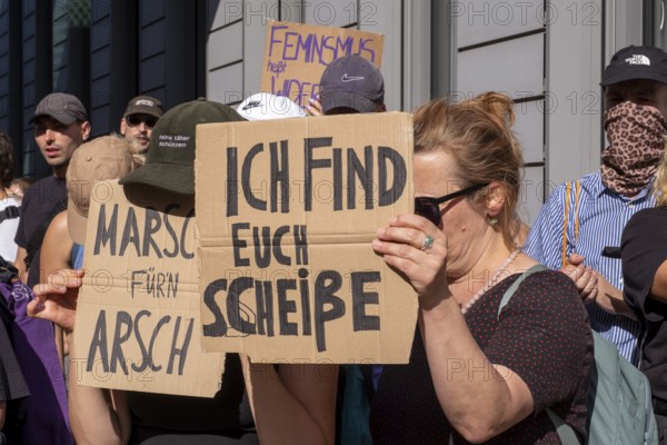 Germany, Berlin, 20/09/2025, protests against the March for Life demanding the abolition of