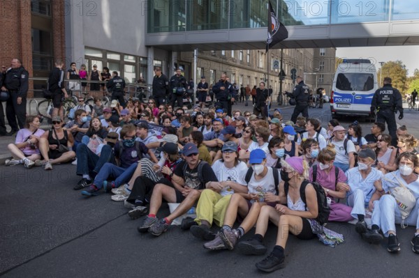 Germany, Berlin, 20/09/2025, protests against the March for Life demanding the abolition of