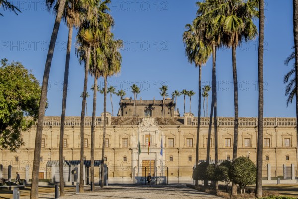 View of Andalusian parlament in Seville, Spain