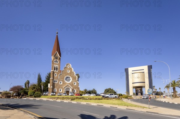 The Independence Memorial Museum and Christuskirche is a historic Lutheran church in Windhoek,