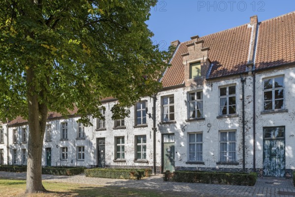 17th century beguines' houses in the Sint-Alexiusbegijnhof, Saint Alexius beguinage in the city