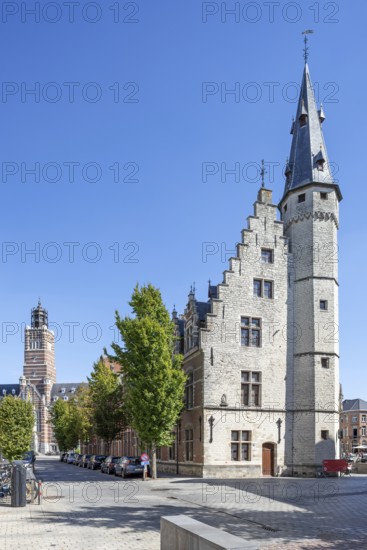 Butcher's Hall, Vleeshuis, archaeological museum in the historic city centre of Dendermonde,