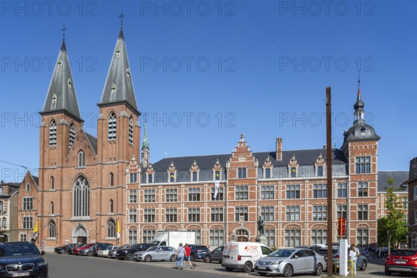 Neo-Gothic Benedictine Basilica of St. Peter and St. Paul, Sint-Pieter en Paulusbasiliek in the