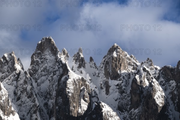 View of the Haunhold, Haunold Group, San Candido, Val Pusteria, Sesto Dolomites, Dolomites, South