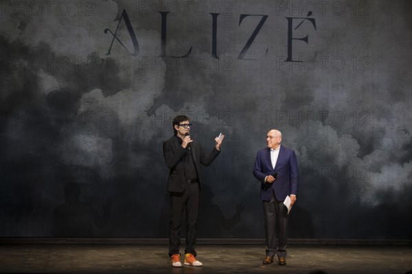 Fabrice Becker (Creative Director) and Marek Lieberberg (CEO Live Nation Germany) in front of the